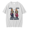 Officials Jaxson Hayes Erika Kirk Are Druski Kirk White Chicks 1 Premium T Shirt