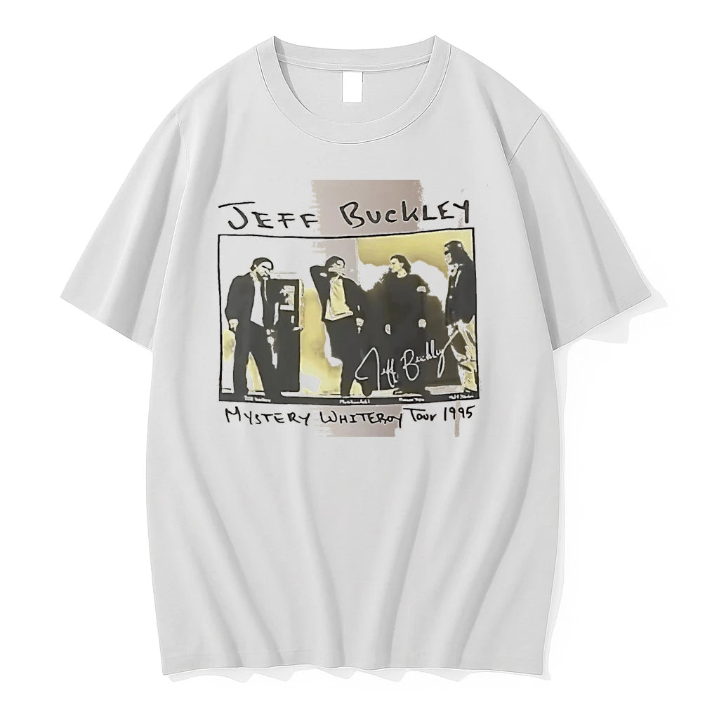 Officials Jeff Buckley Mystery Whiteroy Tour 1995 Jeff Buckley White Premium T Shirt