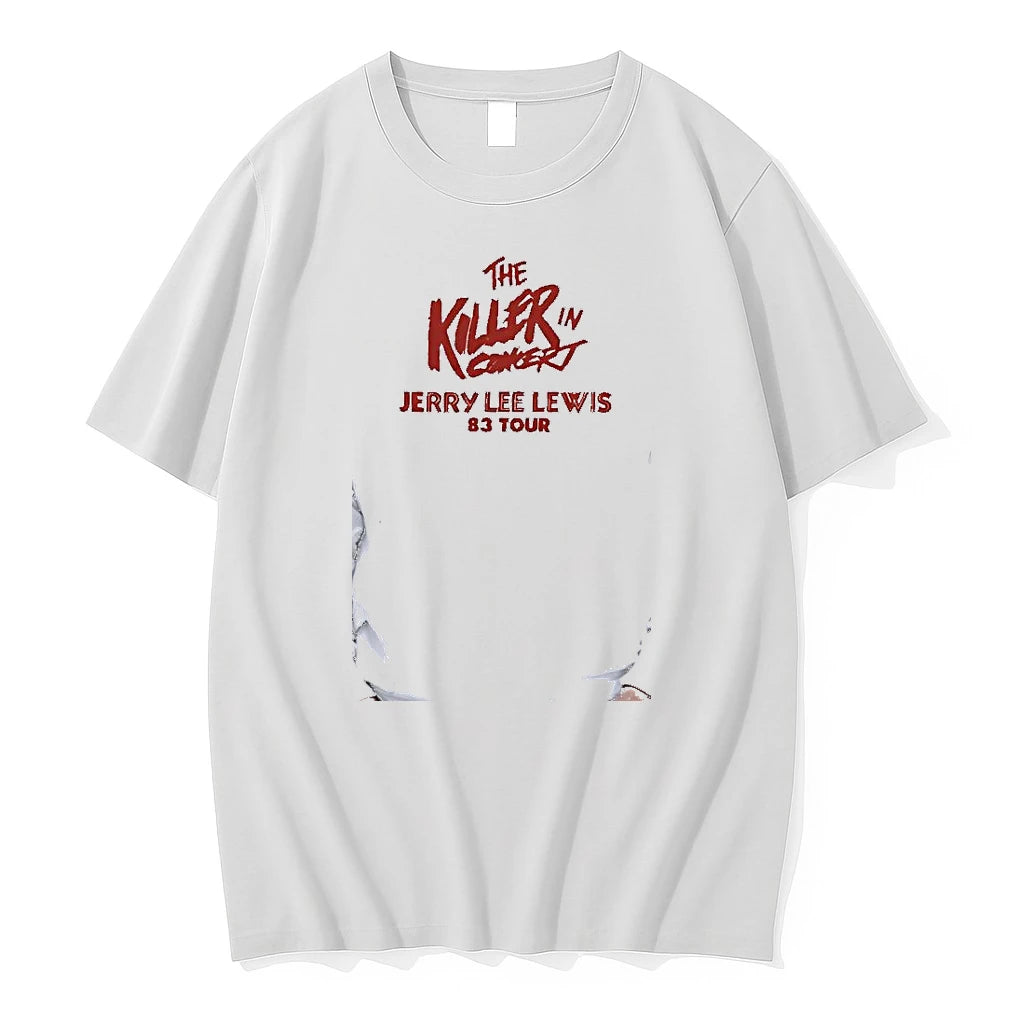 Officials Jerry Lee Lewis The Killer In Concert 83 Tour Premium T Shirt