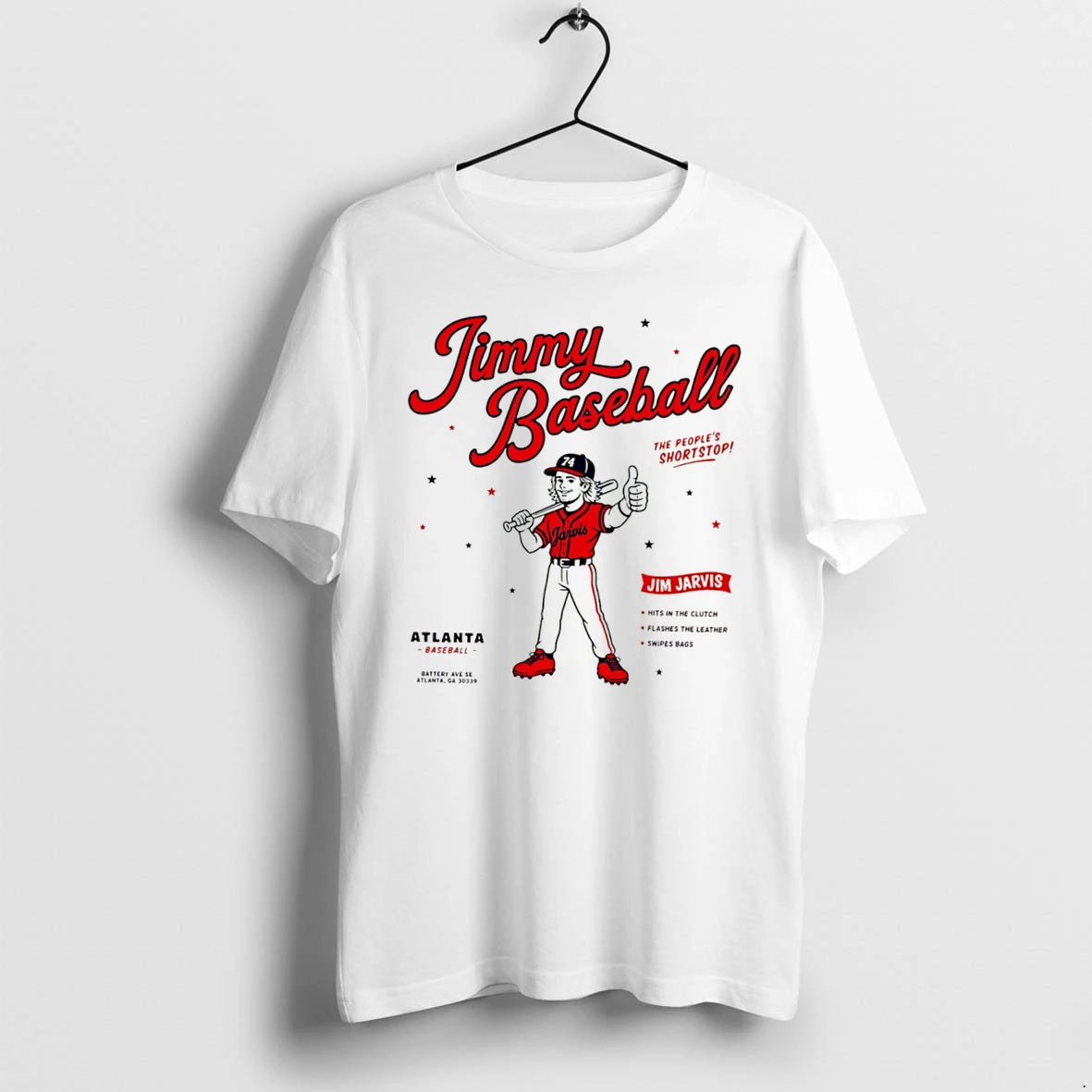 Officials Jimmy Atlanta Baseball The Peoples Shortstop Tee Premium T Shirt