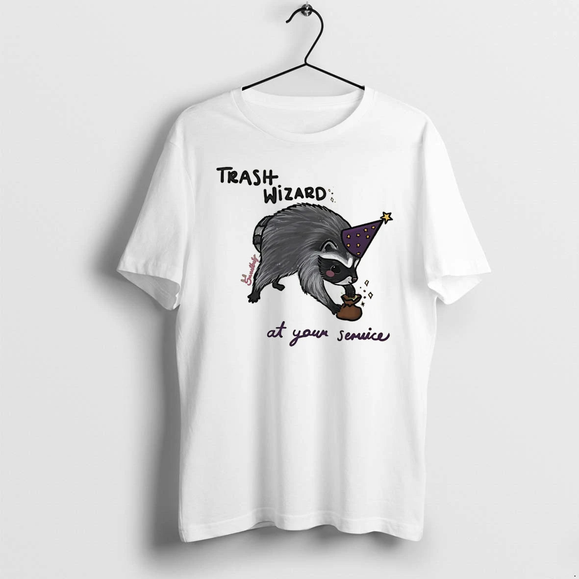 Officials Jimothy Trash Wizard At Your Service Raccoon Cute Tee Premium T Shirt