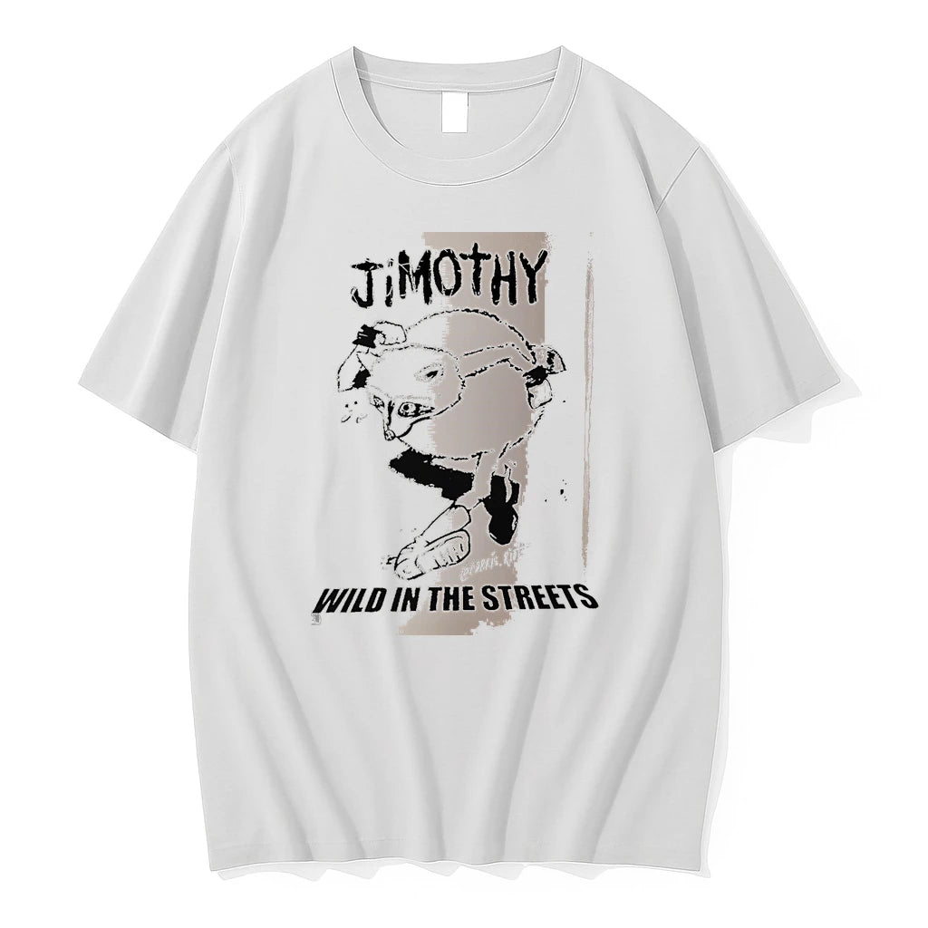 Officials Jimothy Wild In The Streets Raccoon White Premium T Shirt