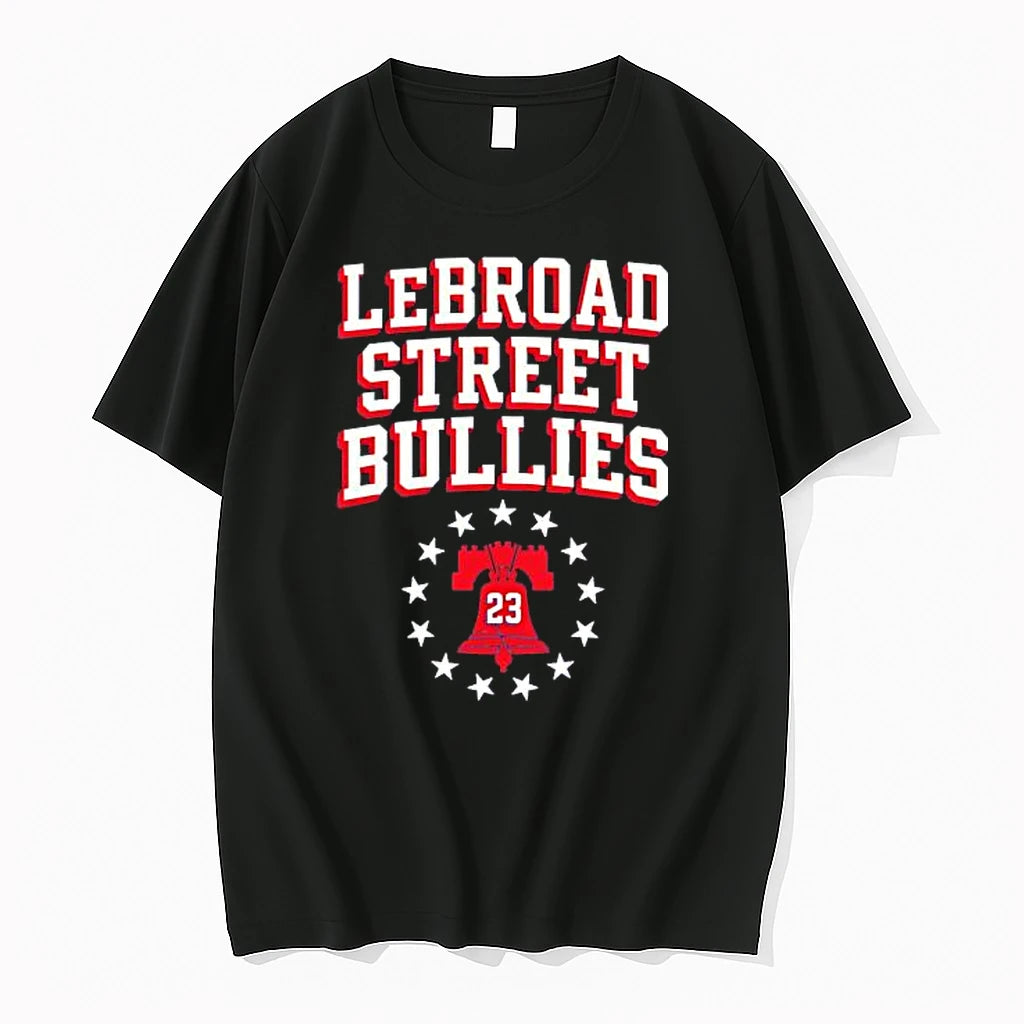 Officials Joel Embiid Philadelphia 76ers Lebroad Street Bullies 23 Liberty Bell Premium T Shirt