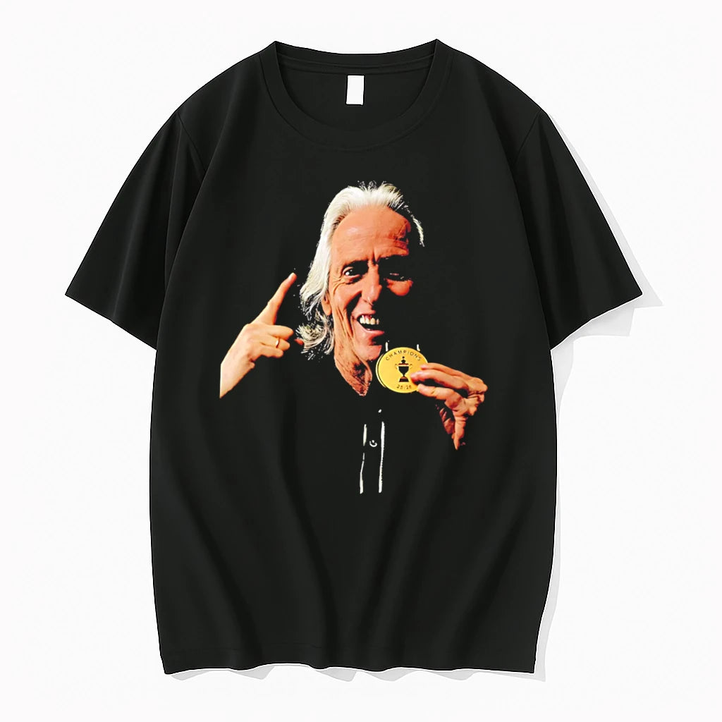 Officials Jorge Jesus Al Nassr 2025%ce%b3co26 Saudi Pro League Champions Trophy Graphic Tee Premium