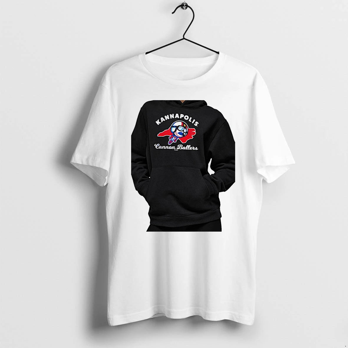 Officials Kannapolis Cannon Ballers North Carolina Baseball Skull Premium T Shirt