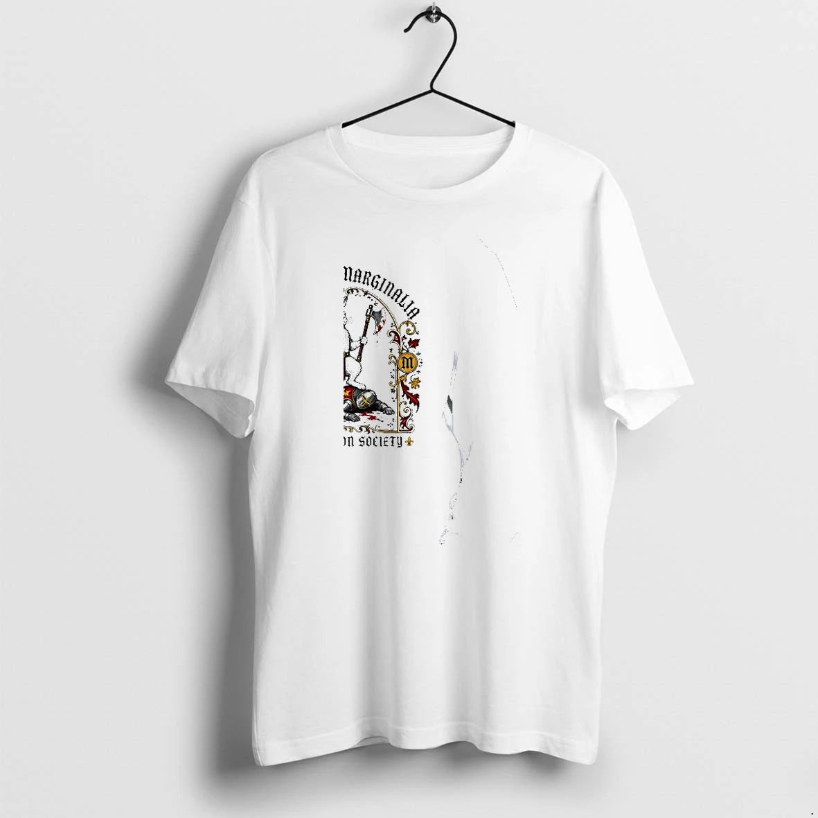 Officials Killer Rabbit Knight Medieval Marginalia Appreciation Society Premium T Shirt