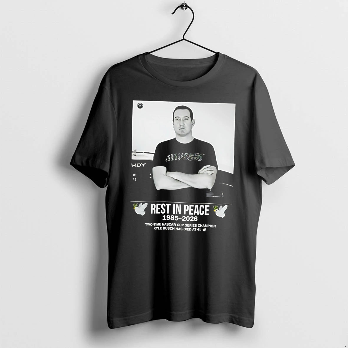 Officials Kyle Busch Nascar Has Dead At 41 Tee Premium T Shirt