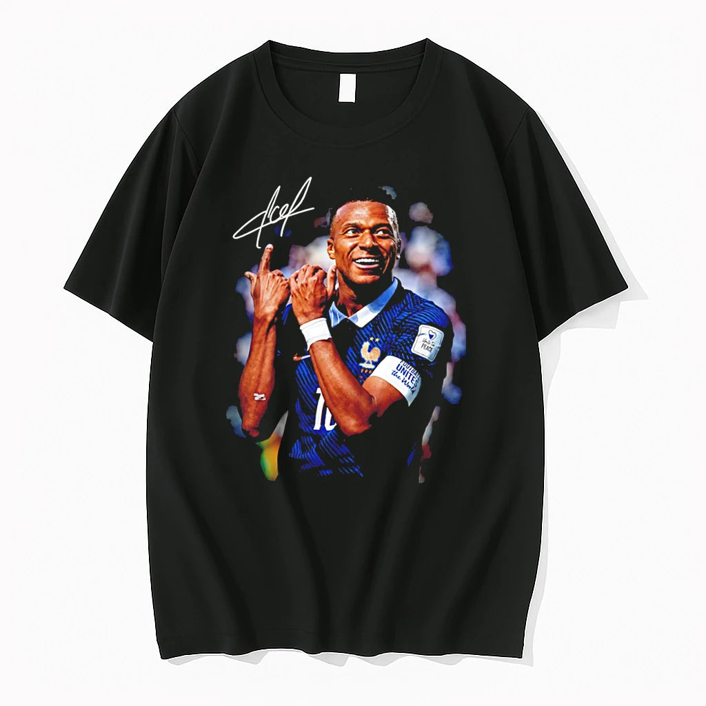 Officials Kylian Mbappe France National Football Team Legend Signature Tee Premium T Shirt
