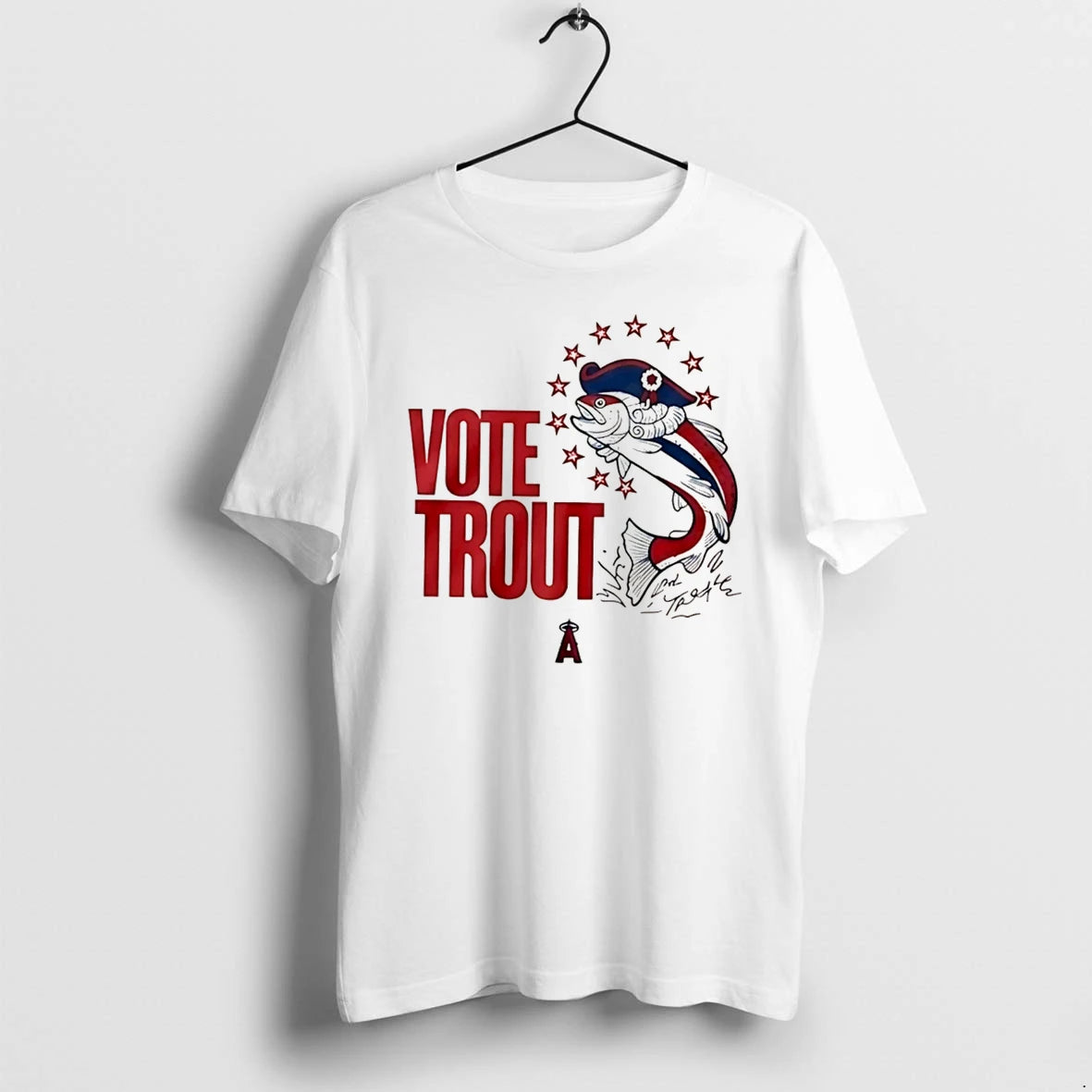 Officials La Angels Vote Trout Fish 2026 Tee Premium T Shirt