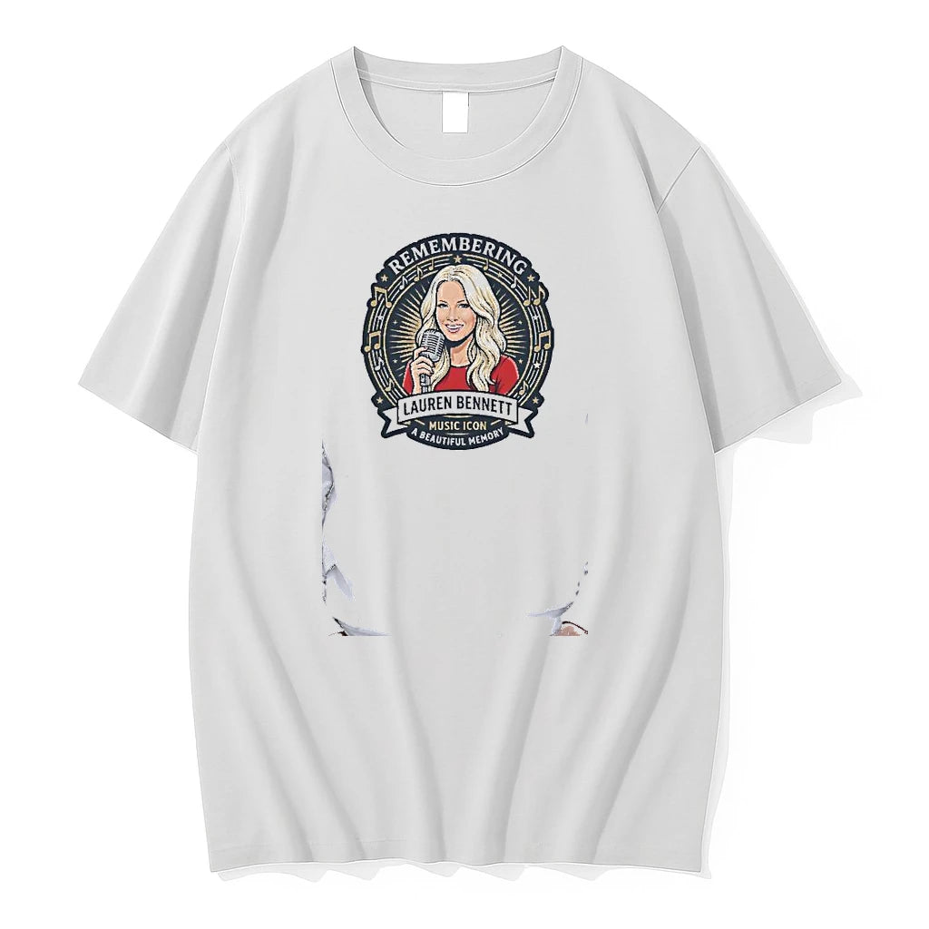 Officials Lauren Bennett Remembering Lauren Bennett Music Icon A Beautiful Memory Premium T Shirt