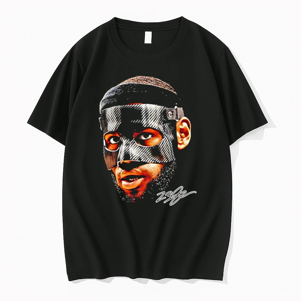 Officials Lebron James Miami Heat Mask Nba 236 Signature Premium T Shirt