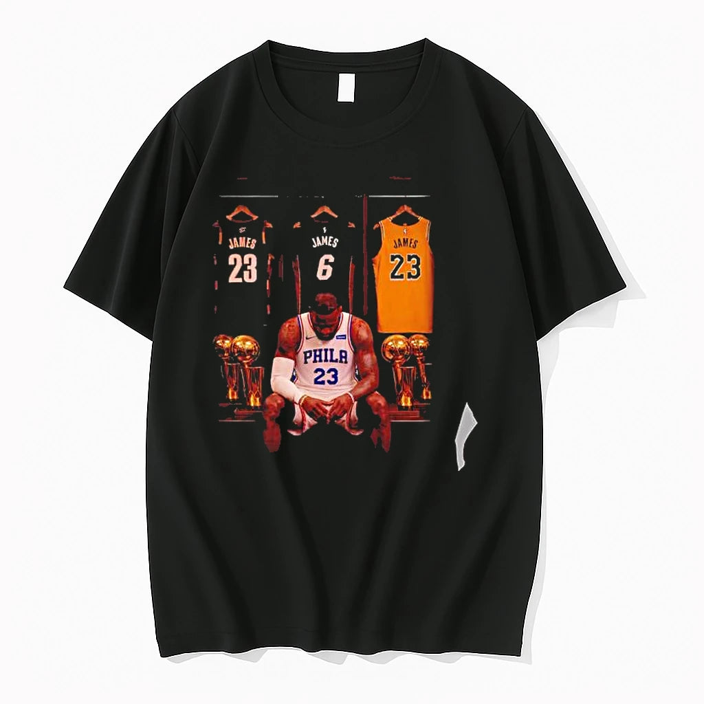 Officials Lebron James Philadelphia 76ers James 23 James 6 James 23 Premium T Shirt