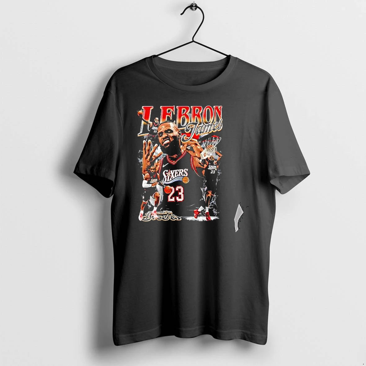 Officials Lebron James Philadelphia 76ers Nba Lebron James Welcome To Sixers Premium T Shirt