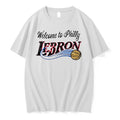 Officials Lebron James Philadelphia 76ers Nba Welcome To Philly 23 Basketball Premium T Shirt