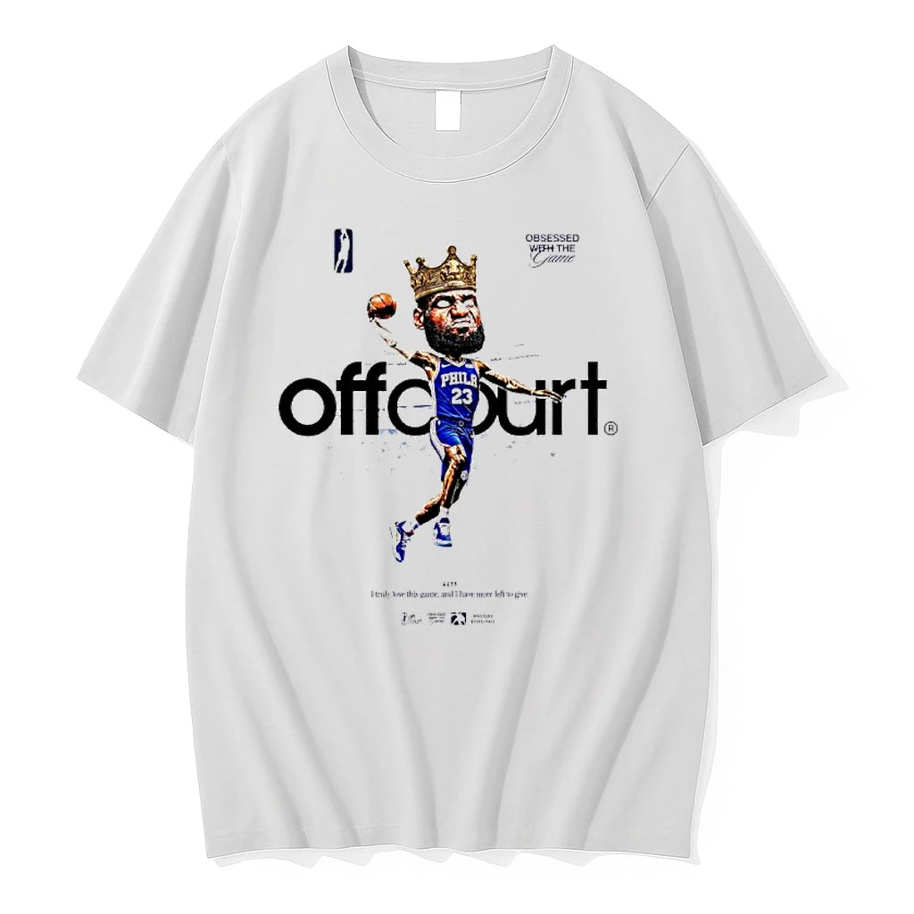 Officials Lebron James Philadelphia 76ers Nba Offcourt Obsessed With The Game Premium T Shirt