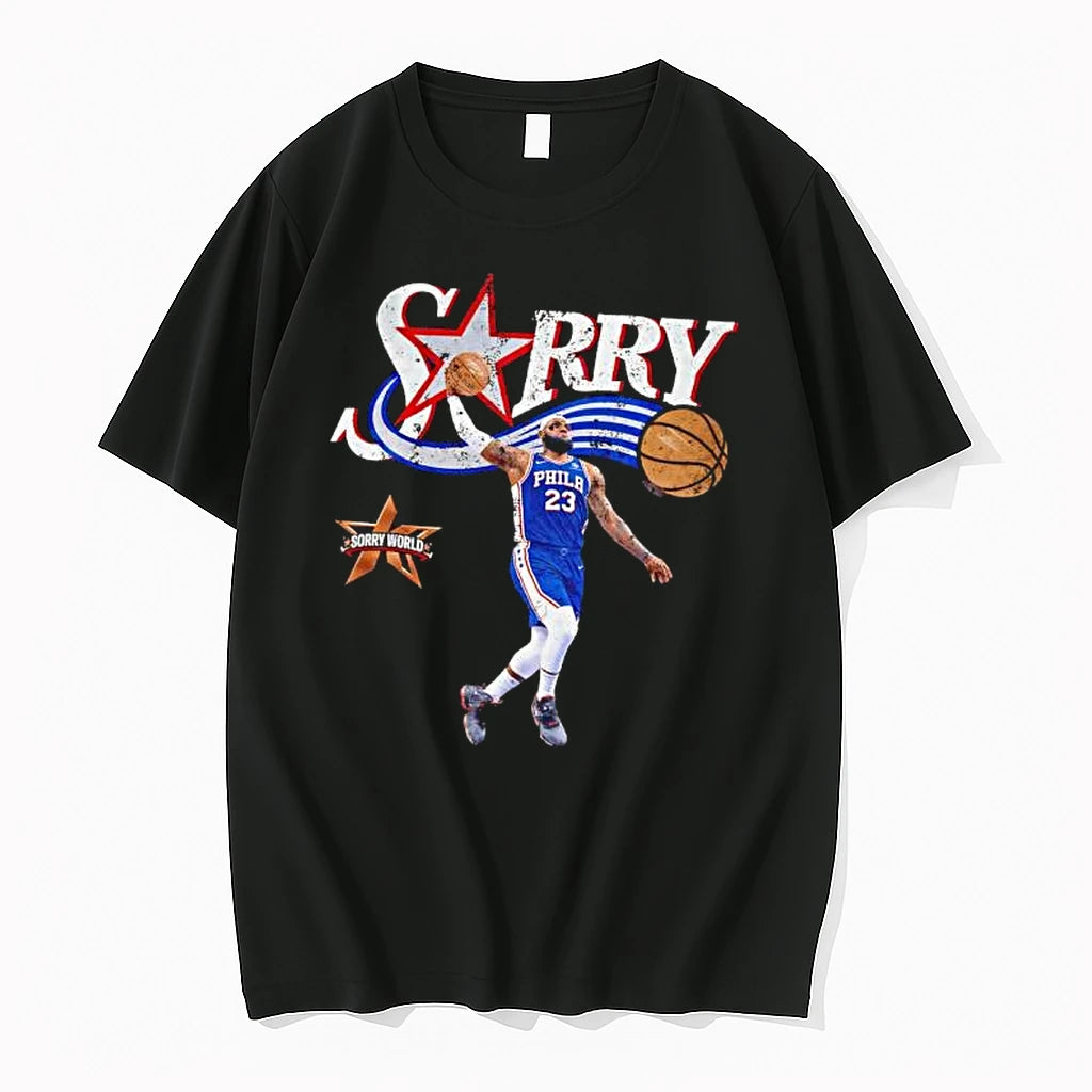 Officials Lebron James Philadelphia 76ers Sorry Sorry World Women Premium T Shirt