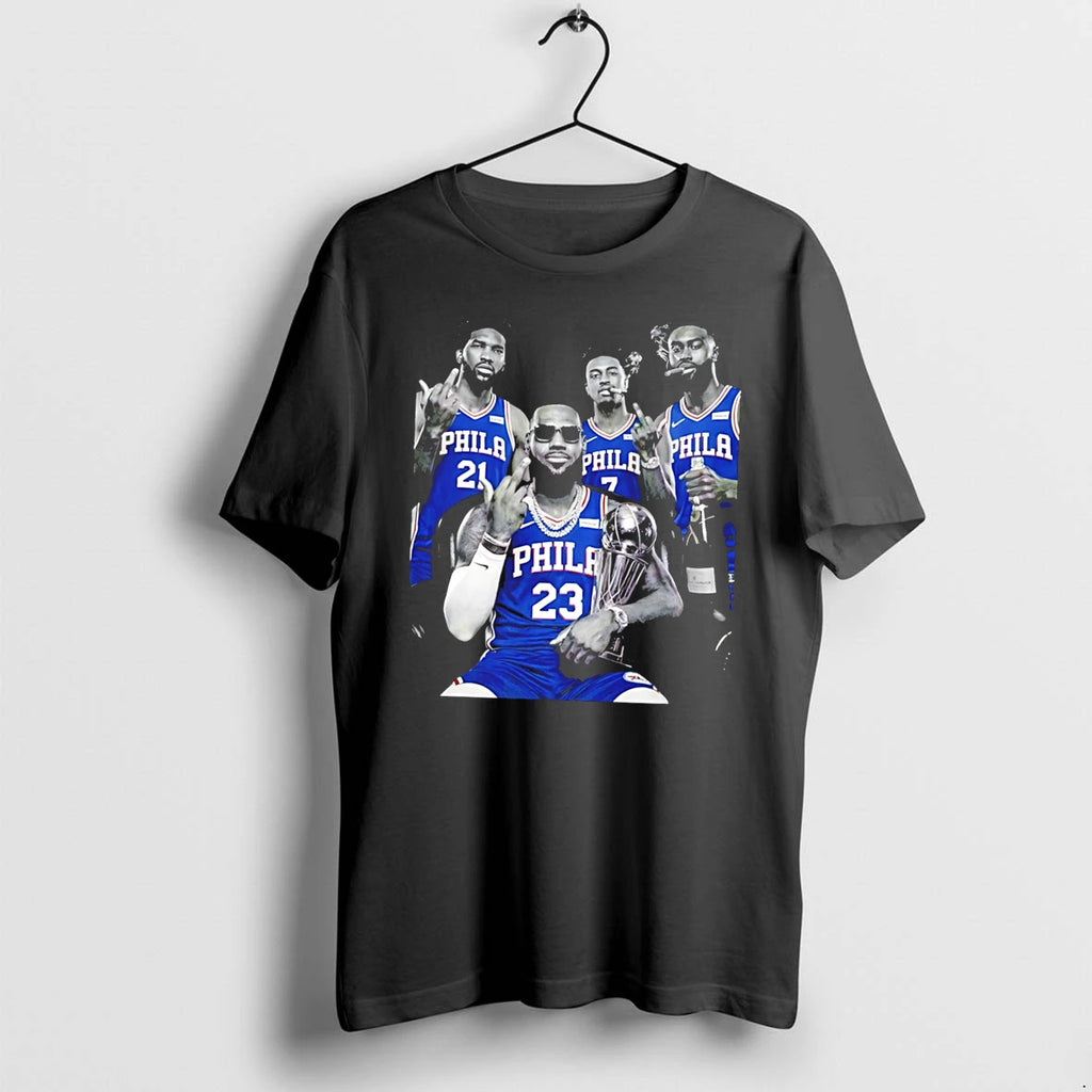 Officials Lebron Jamess Philadelphia 76ers Dream Team Tee Premium T Shirt