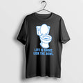 Officials Life Is Short Lick The Bowl Toilet Humor Tee Premium T Shirt