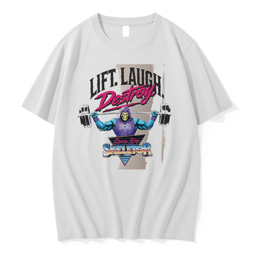 Officials Lift Laugh Destroy Gym Bro Skeletor Masters Of The Universe White