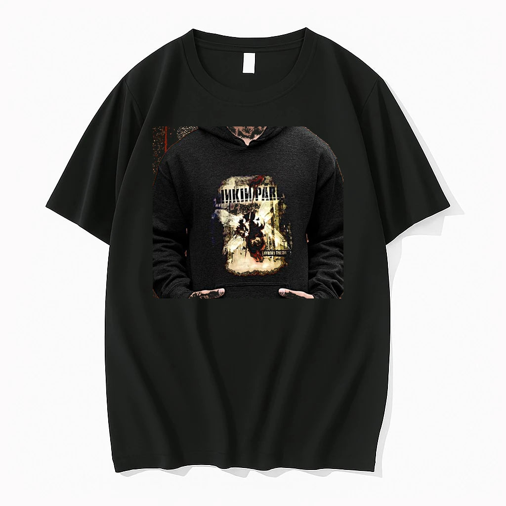 Officials Linkin Park Hybrid Theory Soldier Logo And Name Premium T Shirt