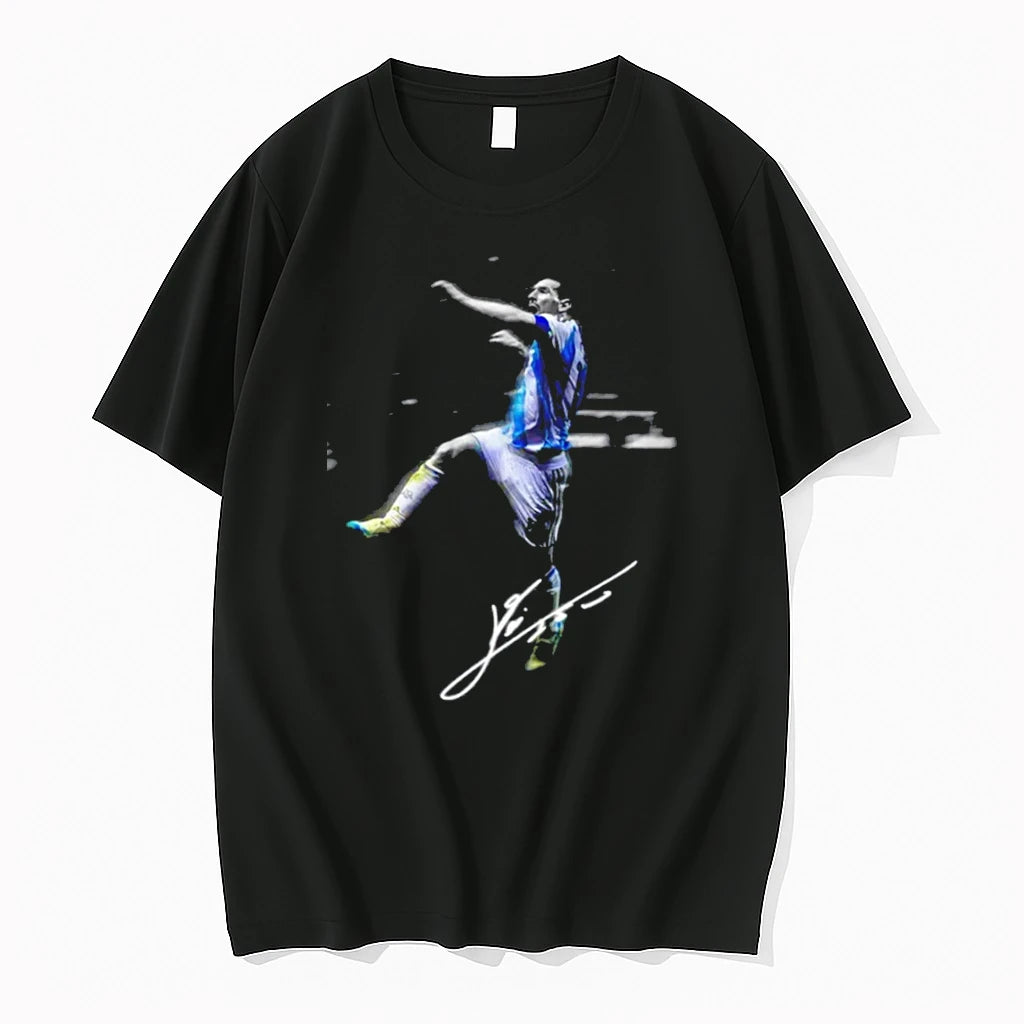 Officials Lionel Messi Argentina No 10 Signature Soccer Tee Premium T Shirt