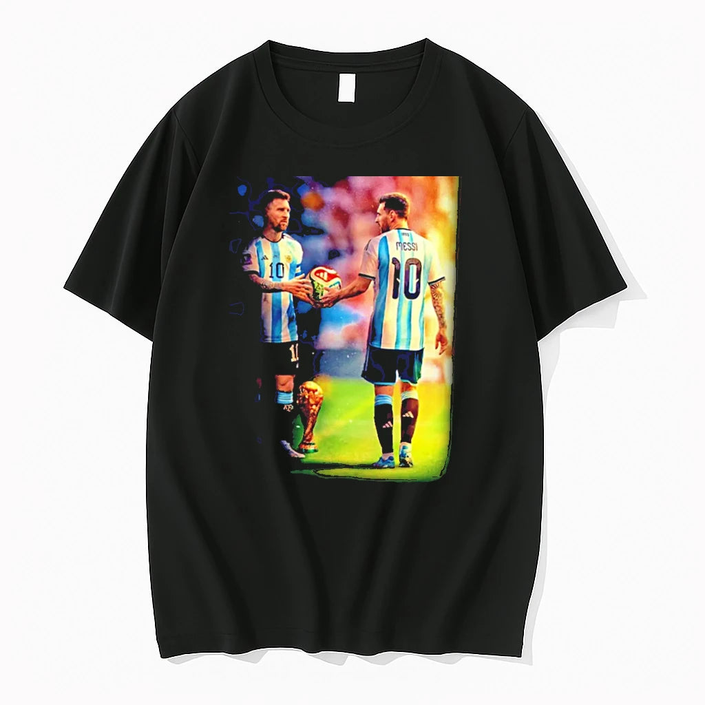 Officials Lionel Messi Argentina No 10 World Cup Tribute Tee Premium T Shirt