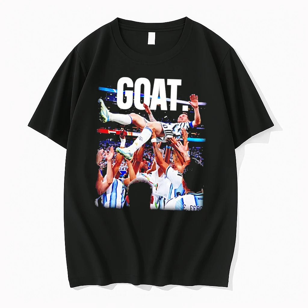 Officials Lionel Messi Goat Argentina National Team Tee Premium T Shirt