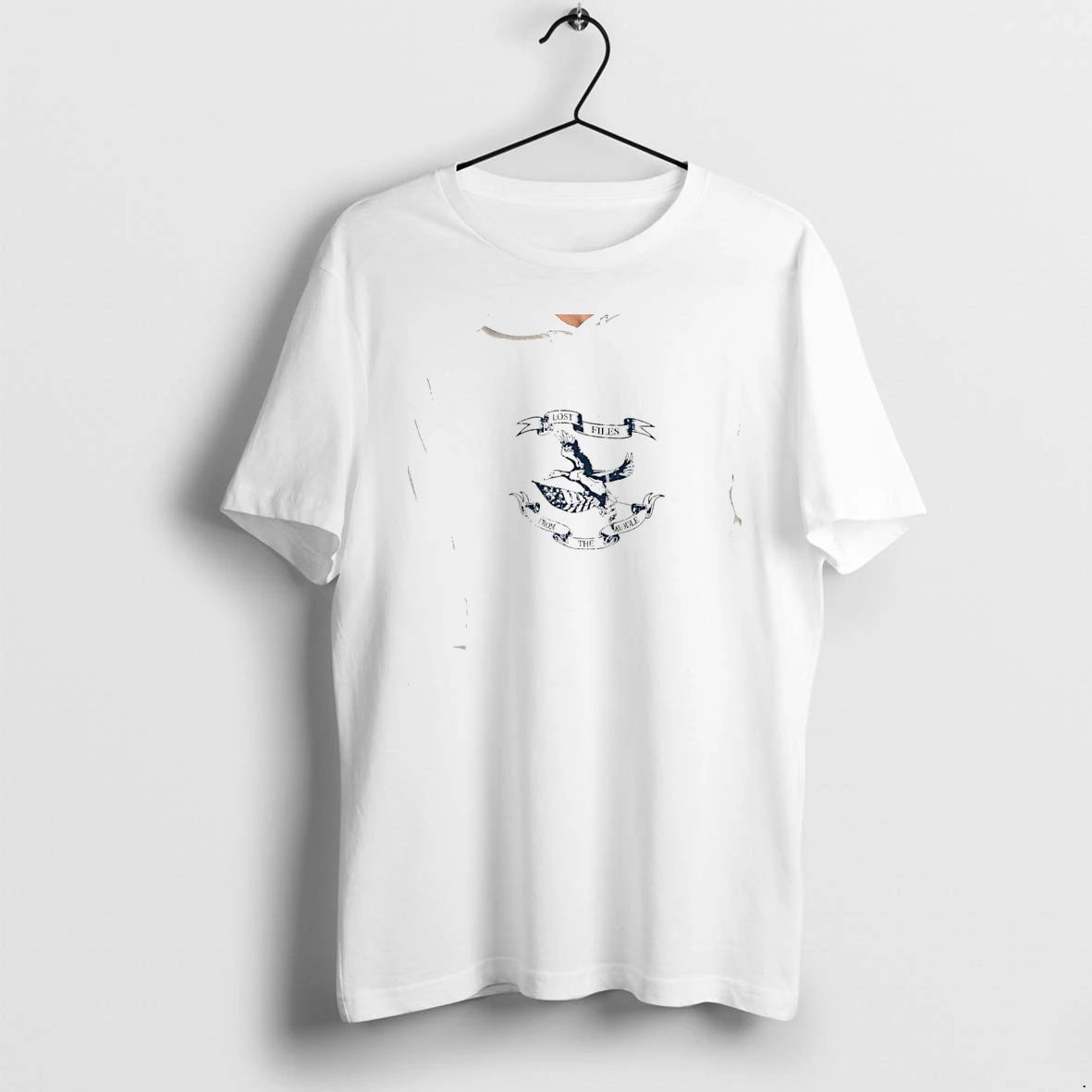 Officials Lost Files From The Middle Duck American Flag Patriot Americana Premium T Shirt