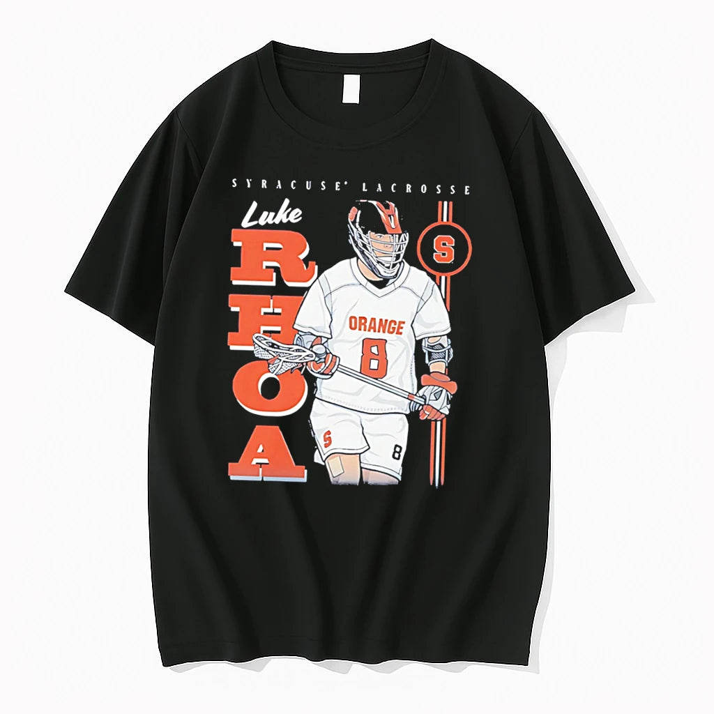 Officials Luke Rhoa Syracuse Lacrosse Ncaa Illustrated Tee Premium T Shirt