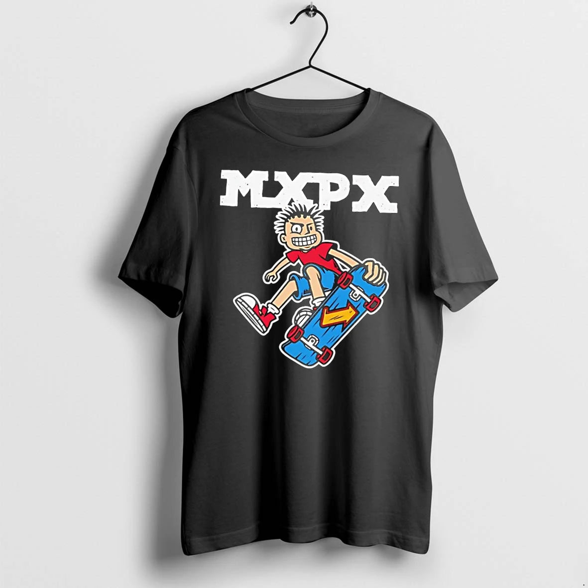 Officials Mxpx Boy Skateboarding Graphic Mxpx Black Premium T Shirt