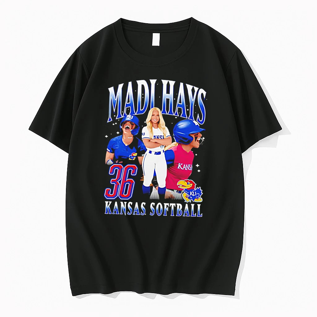 Officials Madi Hays Kansas Softball Graphic Tee Premium T Shirt