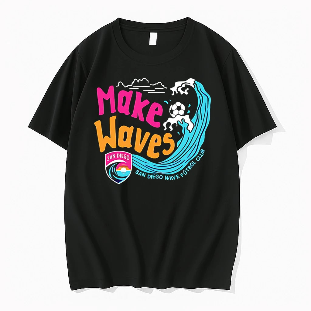 Officials Make Waves San Diego Wave Futbol Club Soccer Premium T Shirt