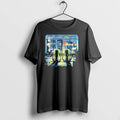 Officials Martians Mars Attacks Science Fiction Aliens Invading City Window Menace Premium T Shirt