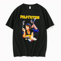 Officials Mia Wallace Smoking A Cigarette Pulp Fiction Black Premium T Shirt
