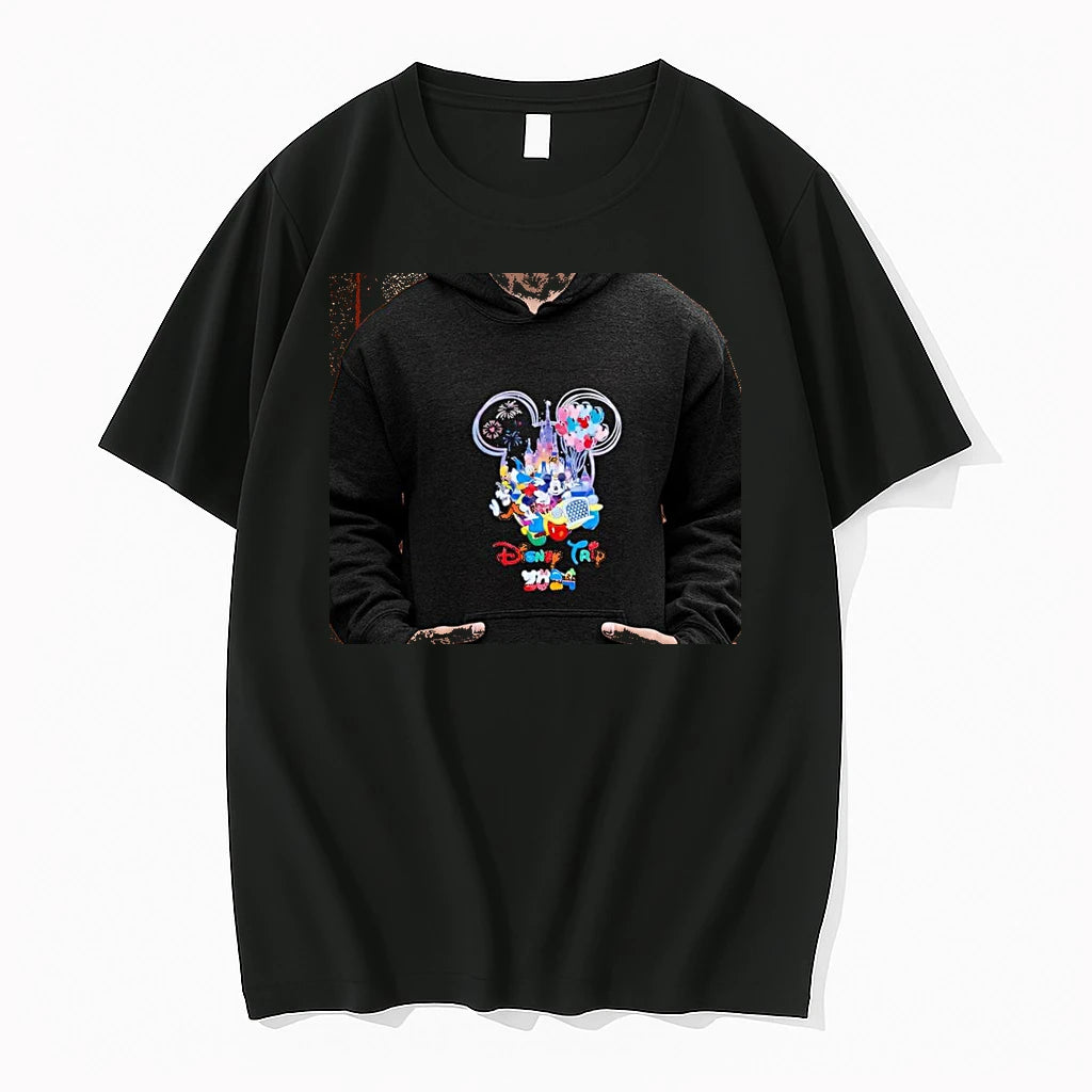 Officials Mickey Mouse Donald Duck Goofy Minnie Disney Trip 2024 Castle Fireworks