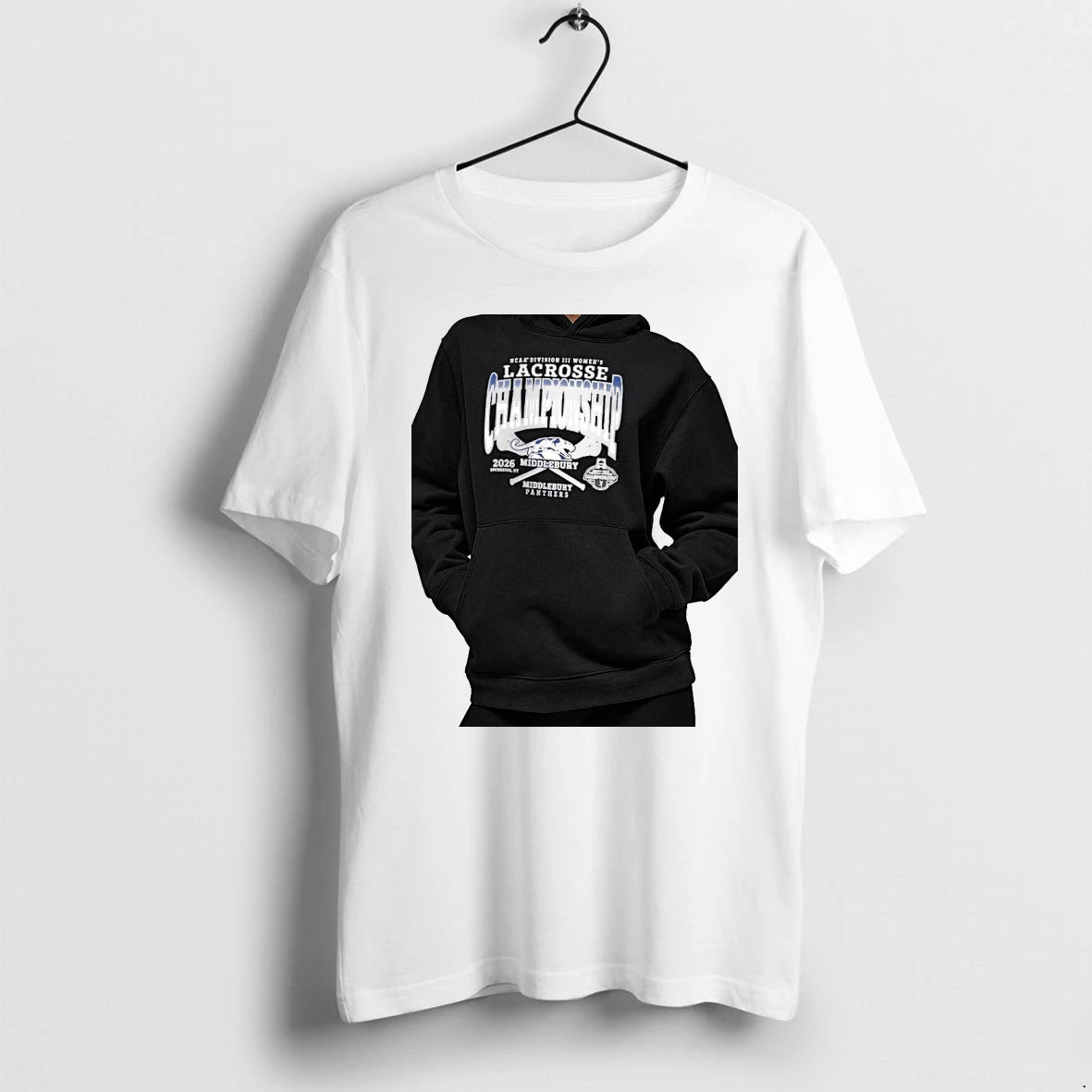 Officials Middlebury Panthers Ncaa Division Iii Womens Lacrosse 2026 Championship Premium T Shirt