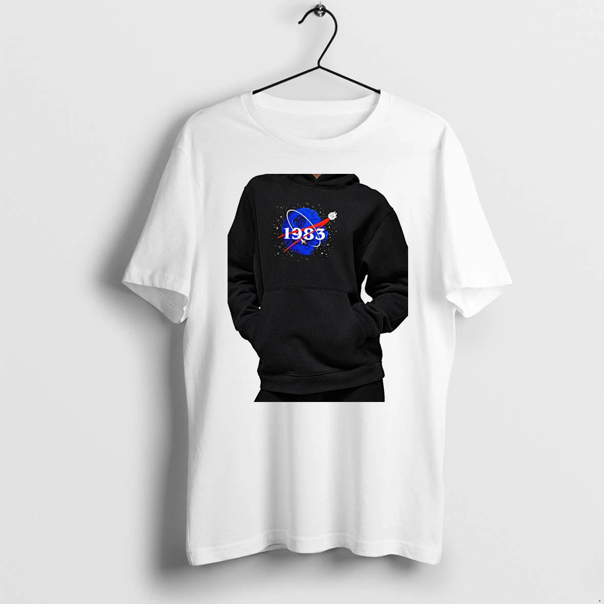 Officials Millennium Falcon Death Star Star Wars 1983 Space Premium T Shirt