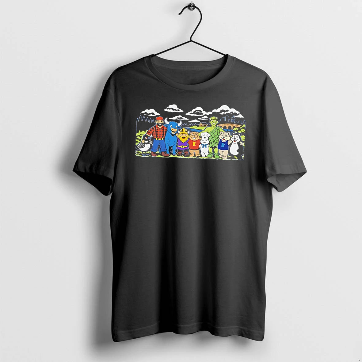 Officials Minnesota Friends Icons Paul Bunyan Babe The Blue Ox Tee Premium T Shirt