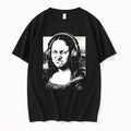 Officials Mona Lisa Bass Face Funny Music Lovers Djs Producers Premium T Shirt
