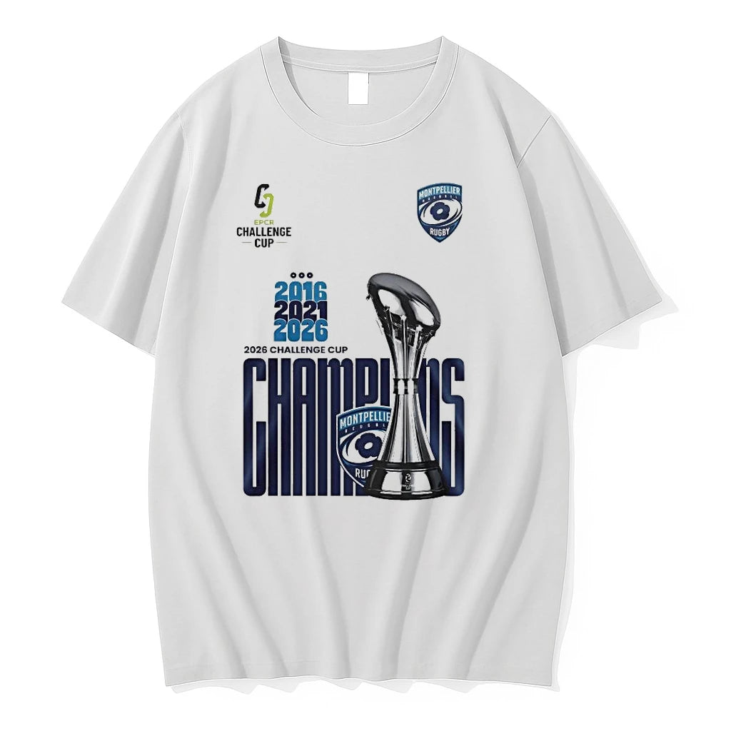 Officials Montpellier Herault European Rugby Challenge Cup 2025 2026 1 Premium T Shirt