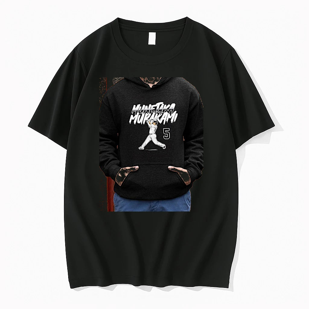 Officials Munetaka Murakami Tokyo Yakult Swallows Mlb Name And Number 5 Premium T Shirt