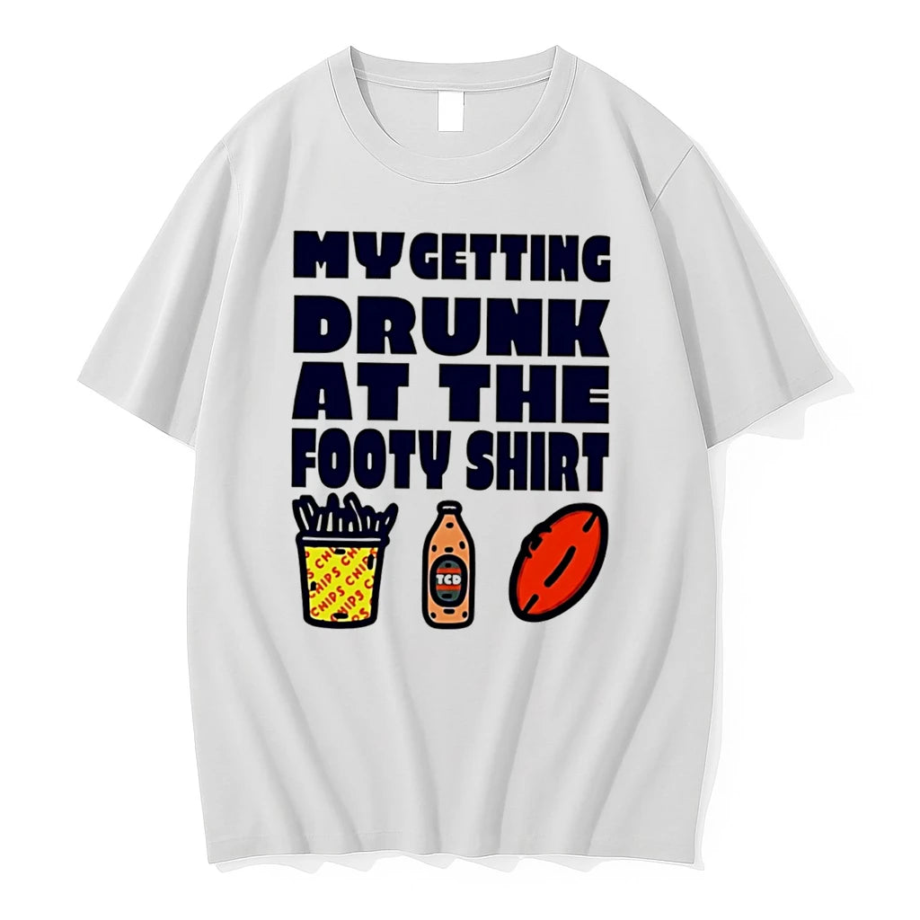 Officials My Getting Drunk At The Footy Tee Premium T Shirt