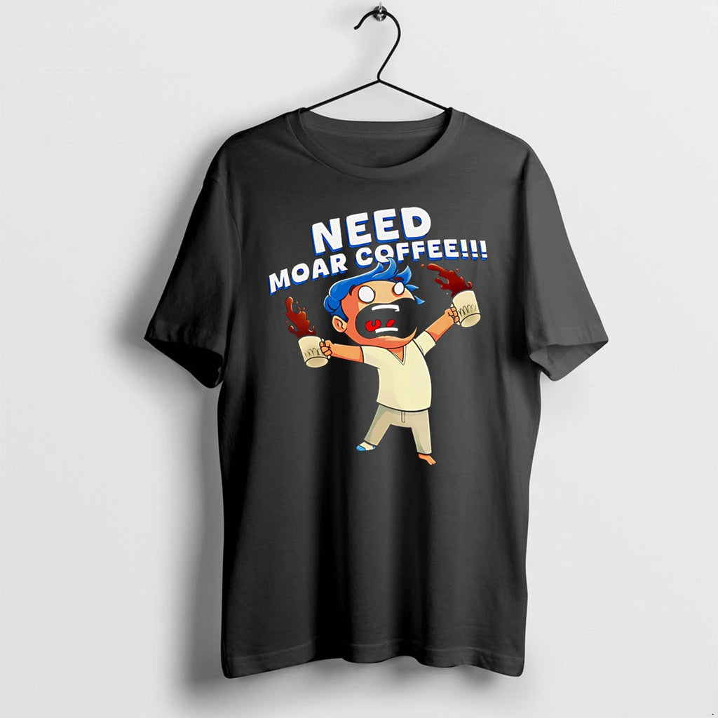 Officials Need Moar Coffee Cartoon Character Premium T Shirt