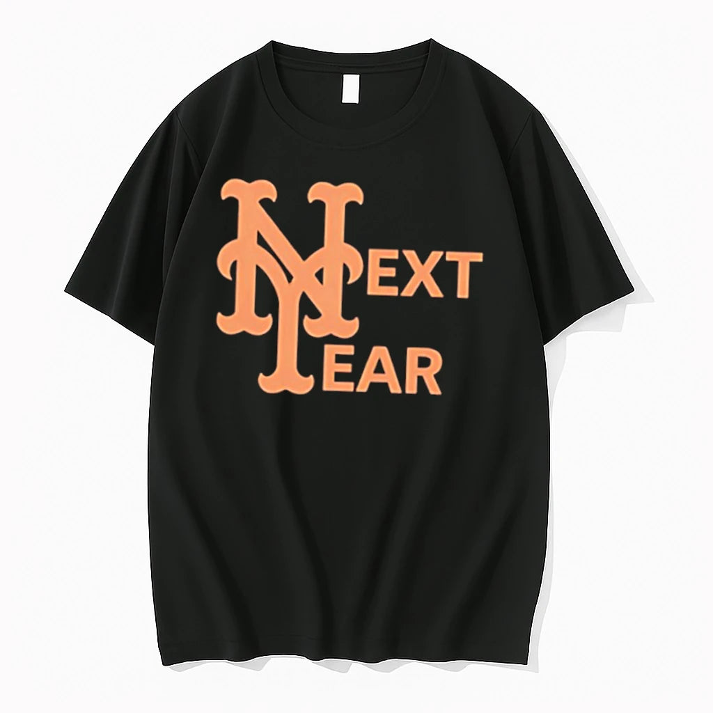 Officials New York Mets Next Year Mlb Baseball Tee Premium T Shirt