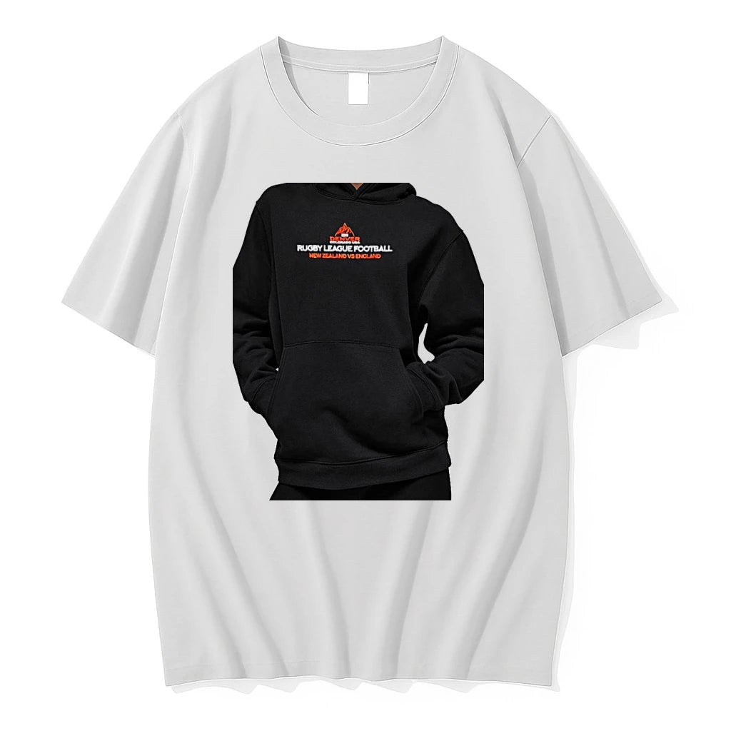 Officials New Zealand Vs England 2018 Denver Rugby League Football Premium T Shirt