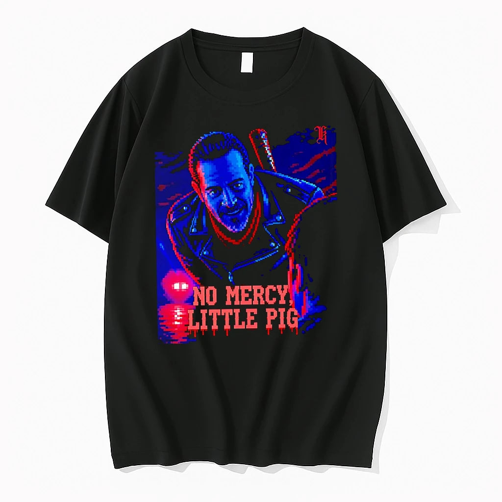 Officials No Mercy Little Pig Negan The Walking Dead Premium T Shirt