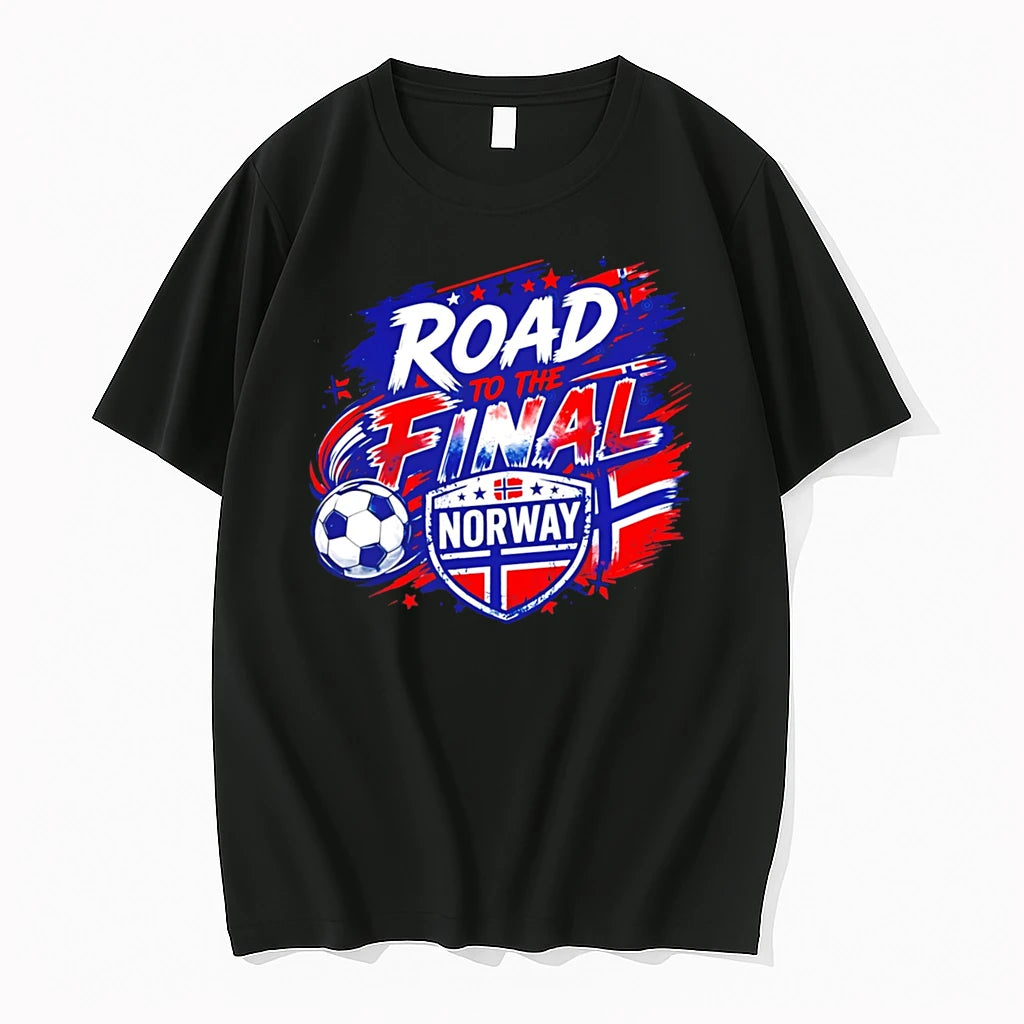 Officials Norway Road To The Final Soccer Crest Football Tee Premium T Shirt