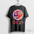 Officials Ohio Sports Team Indians Buckeyes Browns And Cavaliers Circle Logo T Shirts
