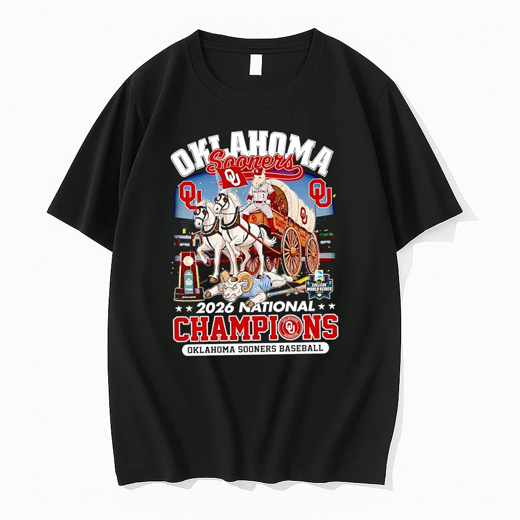 Officials Oklahoma Sooners 2026 National Champions Oklahoma Sooners Baseball Premium T Shirt