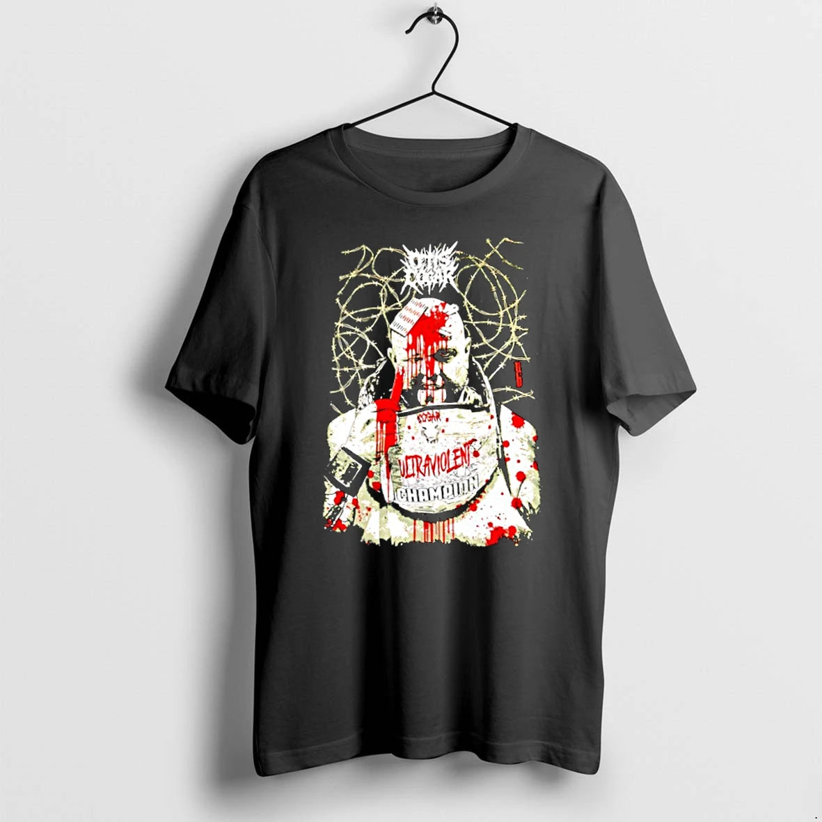 Officials Otis Cogar Ultraviolent Champion Barbed Wire Wrestling Premium T Shirt